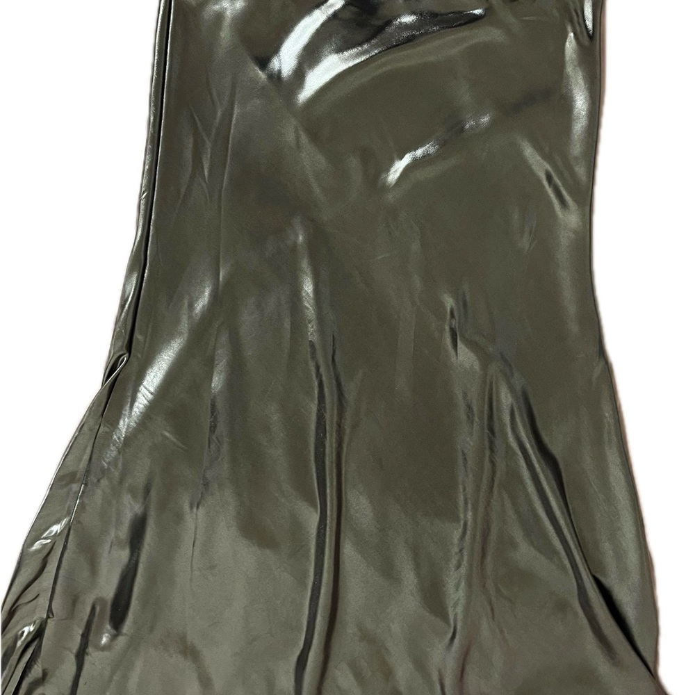 Metallic Mercury/Chrome Silver Skirt XL